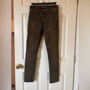 Devine Rights Of Denim Leopard Jeans